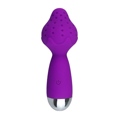 Foto 4 do produto Mini Varinha Mágica em Formato de Morango com 10 Modos de Vibração e Carregamento via Cabo USB - YouVibe | Disponível em 3 Cores
