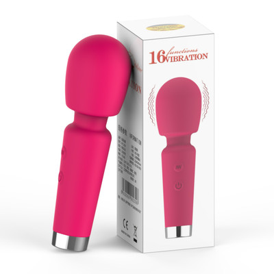 Foto 1 do produto Mini Varinha Mágica Massageadora Recarregável com 16 Modos de Vibração - Vibration Vip Mix | 4,8 x 3,8 cm | Disponível em  4 Cores