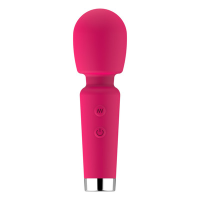 Foto 2 do produto Mini Varinha Mágica Massageadora Recarregável com 16 Modos de Vibração - Vibration Vip Mix | 4,8 x 3,8 cm | Disponível em  4 Cores