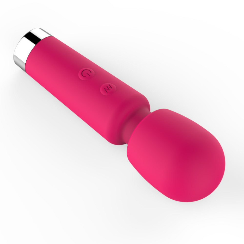 Mini Varinha Mágica Massageadora Recarregável com 16 Modos de Vibração - Vibration Vip Mix | 4,8 x 3,8 cm | Disponível em  4 Cores - 4