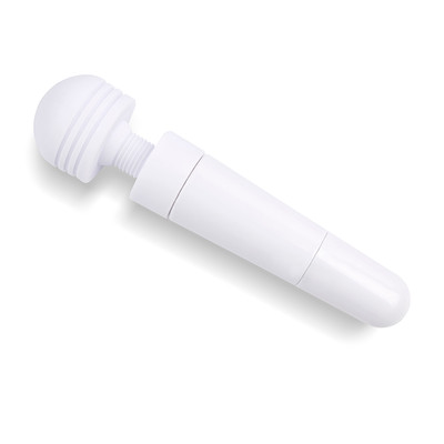 Foto 2 do produto Mini Varinha Mágica com Ponteira em Silicone e  Vibração - Magic Wand | 4,3 x 3,3 cm