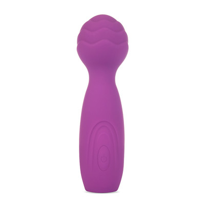 Foto 2 do produto Mini Varinha Mágica em Silicone Aveludado com 10 Modos de Vibração e Carregamento via Cabo USB - Adão & Eva Essence Toys Wanderful