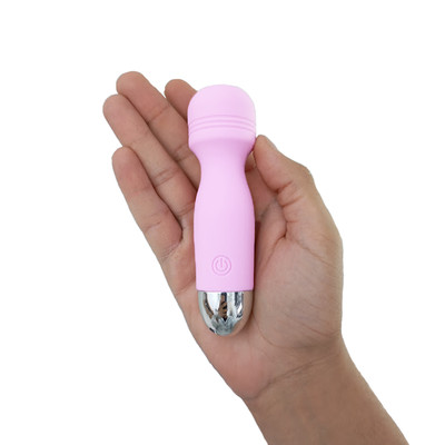 Mini Varinha Mágica em Silicone, Recarregável e 12 Modos de Vibração - Sexy Import | 12,5 x 3,3 cm | Disponível em 3 Cores