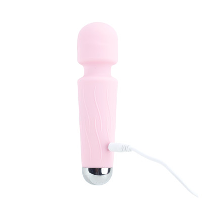 Foto 4 do produto Mini Varinha Mágica em Silicone,10 Modos de Vibração com 8 Níveis de Intensidade e Recarregável - Adão & Eva | 15 x 3,8 cm