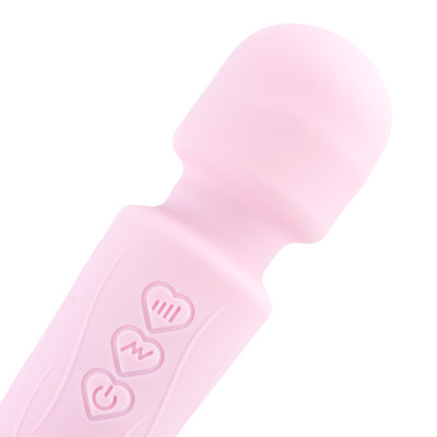 Foto 3 do produto Mini Varinha Mágica em Silicone,10 Modos de Vibração com 8 Níveis de Intensidade e Recarregável - Adão & Eva | 15 x 3,8 cm
