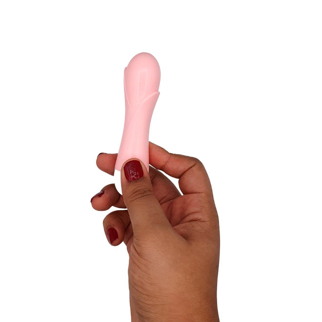 Mini Vibrador em ABS com Alto Relevo e 10 Modos de Vibrações - Vip Mix | 8,6 x 2,7 cm - 7