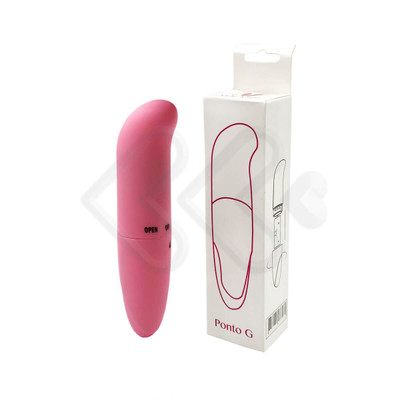 Foto 4 do produto Mini Vibrador em ABS Aveludado com Ponta Curvada Estimuladora e Vibração Única - YouVibe Ponto G | 5,2 x 2,1 cm | Disponível em 3 Cores