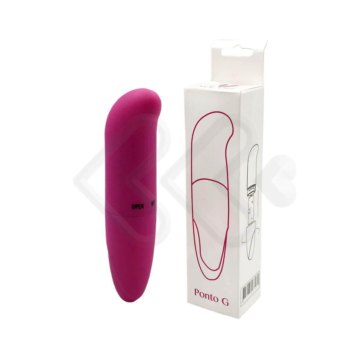 Mini Vibrador em ABS Aveludado com Ponta Curvada Estimuladora e Vibração Única - YouVibe Ponto G | 5,2 x 2,1 cm | Disponível em 3 Cores - 7