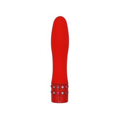 Foto 5 do produto Mini Vibrador Bullet no Formato de Personal em ABS com Multivelocidade e Strass na Base - Diamond Princess | 10,5 x 2 cm | Disponível em 6 Cores