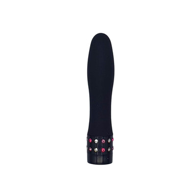 Foto 3 do produto Mini Vibrador Bullet no Formato de Personal em ABS com Multivelocidade e Strass na Base - Diamond Princess | 10,5 x 2 cm | Disponível em 6 Cores