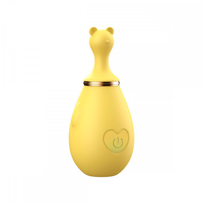 Foto 2 do produto Mini Vibrador Clitoriano Recarregável no Formato de Ursinho com 6 Modos de Vibrações - Lilo Vibrator Mouse | 9,9 x 4,4 cm