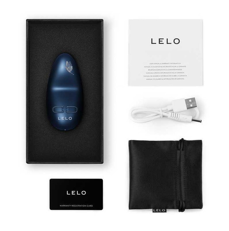 Mini Vibrador para o Clítoris em Silicone e Abs com 10 Modos de Vibração , À Prova d'Água e Carregamento via Cabo USB - Lelo Nea 3 | Disponível em 2 Cores - 8