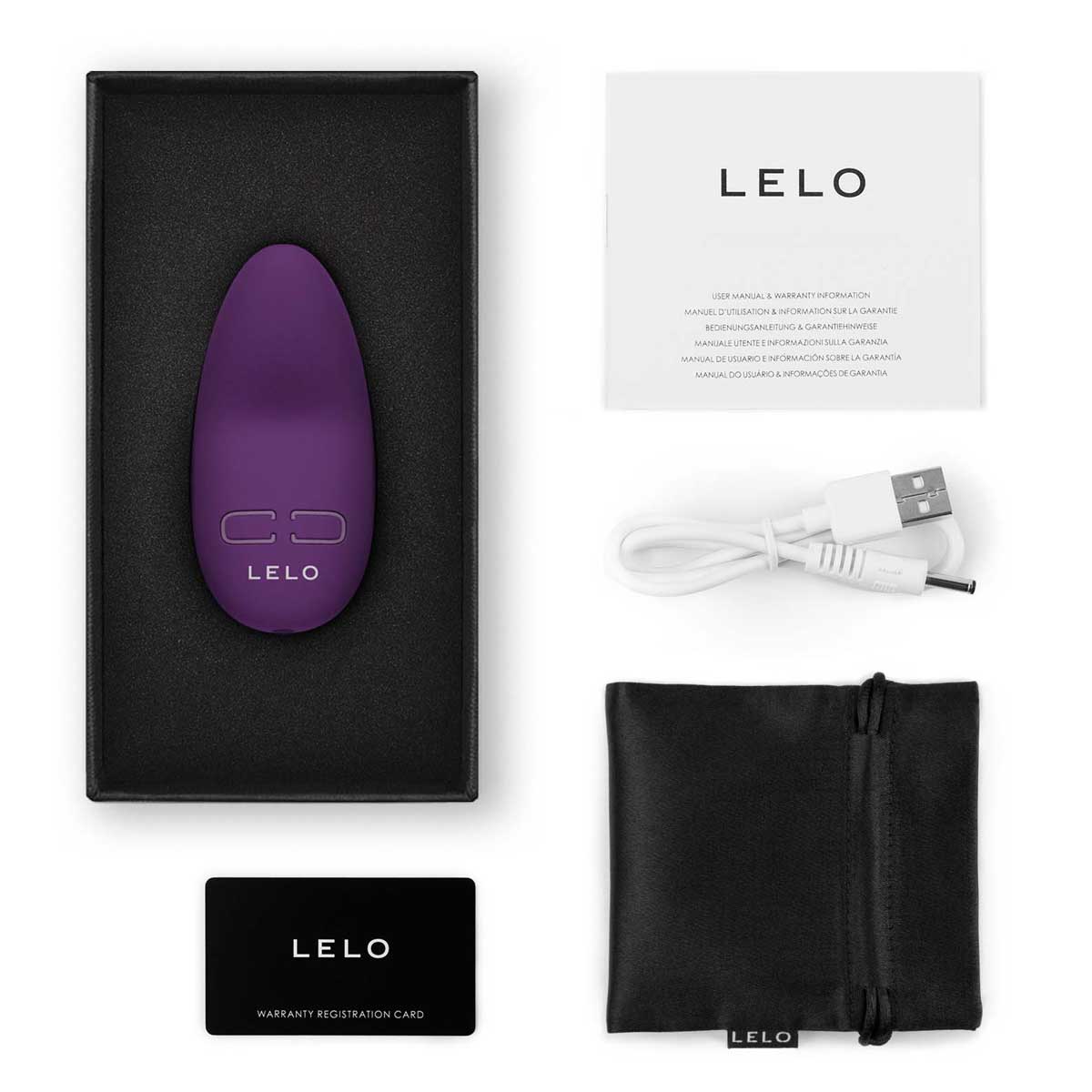 Mini Vibrador de Clitóris em Silicone Seguro Para o Corpo com 10 Modos de Vibração, À Prova d'Água e Carregamento via Cabo USB - Lelo Lily 3 | Disponível em 2 Cores - 8