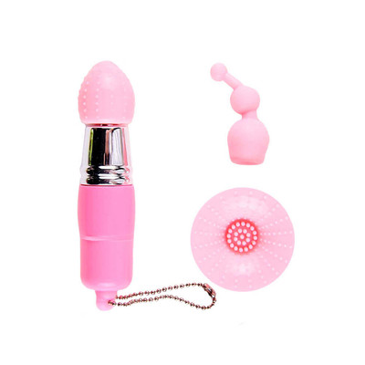 Foto 2 do produto Mini Vibrador em Forma de Chaveiro com 3 Estimuladores Removíveis e Vibração Única - Jun Vibrating Joy | Disponível em 2 Cores