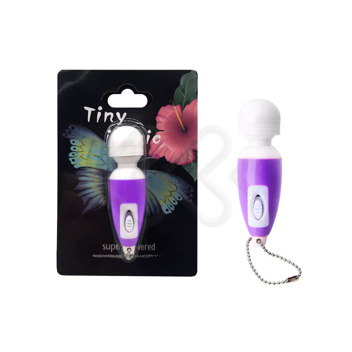 Mini Vibrador em Forma de Chaveiro com Vibração Única - Tiny Inagic Super Powered - 6,5 x 1,9 cm | Disponível em 2 Cores - 5