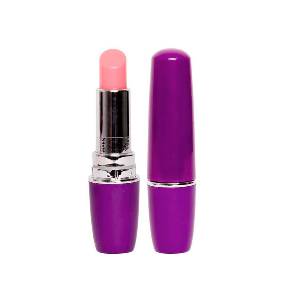 Mini Vibrador em Formato de Batom Rosa - Lipstick Vibe | 9 x 2 cm | Disponível em 6 Cores - 6