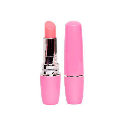 Foto 5 do produto Mini Vibrador em Formato de Batom Rosa - Lipstick Vibe | 9 x 2 cm | Disponível em 6 Cores