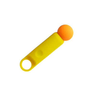 Foto 2 do produto Mini Vibrador Massageador em Silicone com 10 Modos de Vibração e Carregamento via Cabo USB - Topo Toys | 12,8 x  3,1 cm