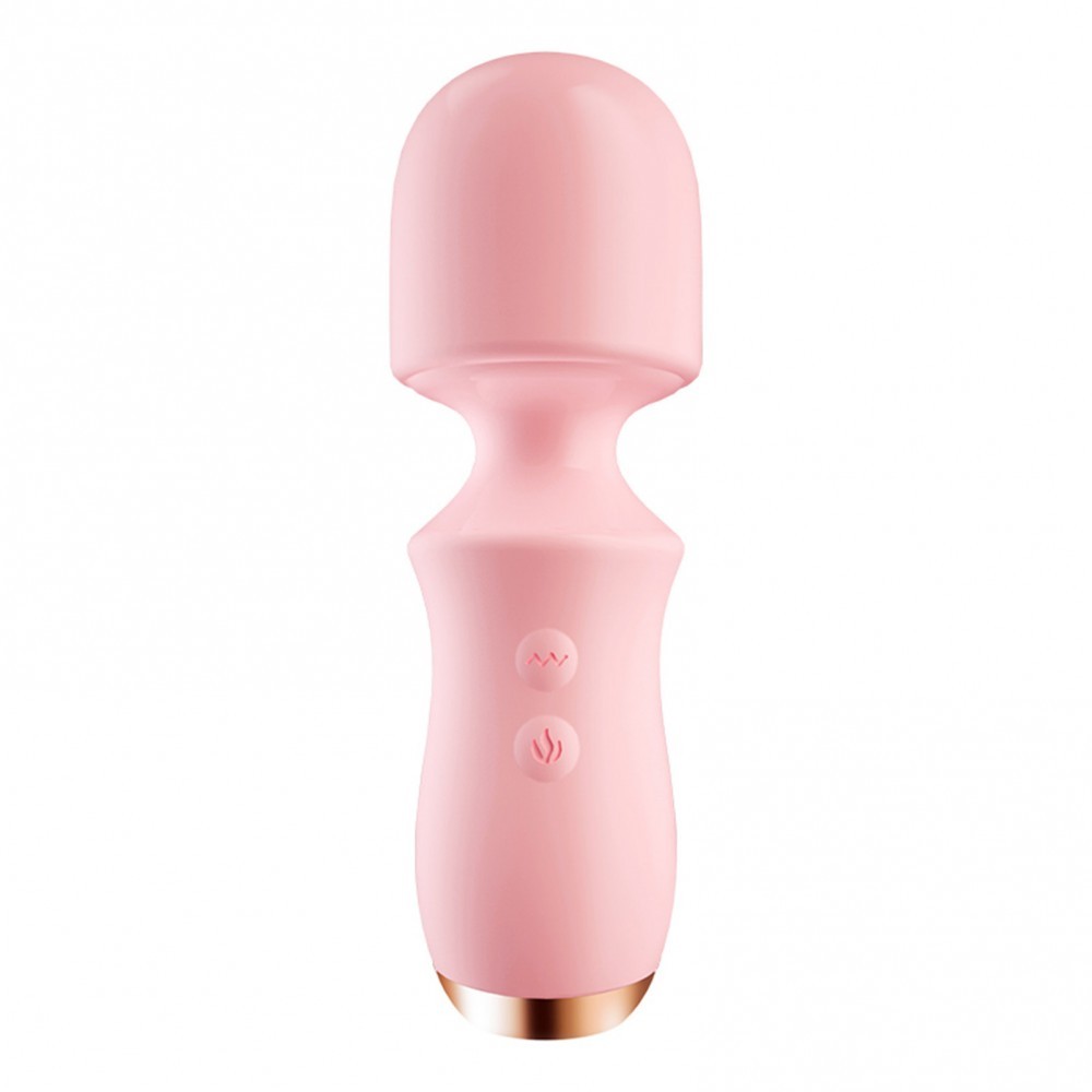 Mini Vibrador Massageador em Silicone com 10 Modos de Vibração, Função Aquecimento e Carregamento via Cabo USB - Disponível em 2 Cores - 4
