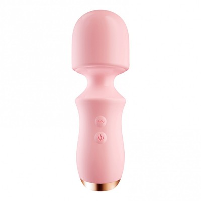 Foto 4 do produto Mini Vibrador Massageador em Silicone com 10 Modos de Vibração, Função Aquecimento e Carregamento via Cabo USB - Disponível em 2 Cores