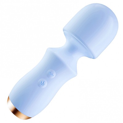 Foto 6 do produto Mini Vibrador Massageador em Silicone com 10 Modos de Vibração, Função Aquecimento e Carregamento via Cabo USB - Disponível em 2 Cores