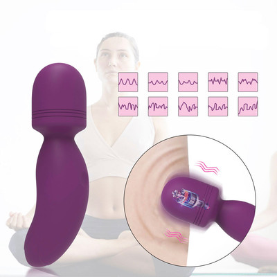 Foto 6 do produto Mini Vibrador Massageador em Silicone Macio com 10 Modos de Vibração, Recarregável - Vibe Vibrator | 11 x 2,9 cm | Disponível em 2 Cores