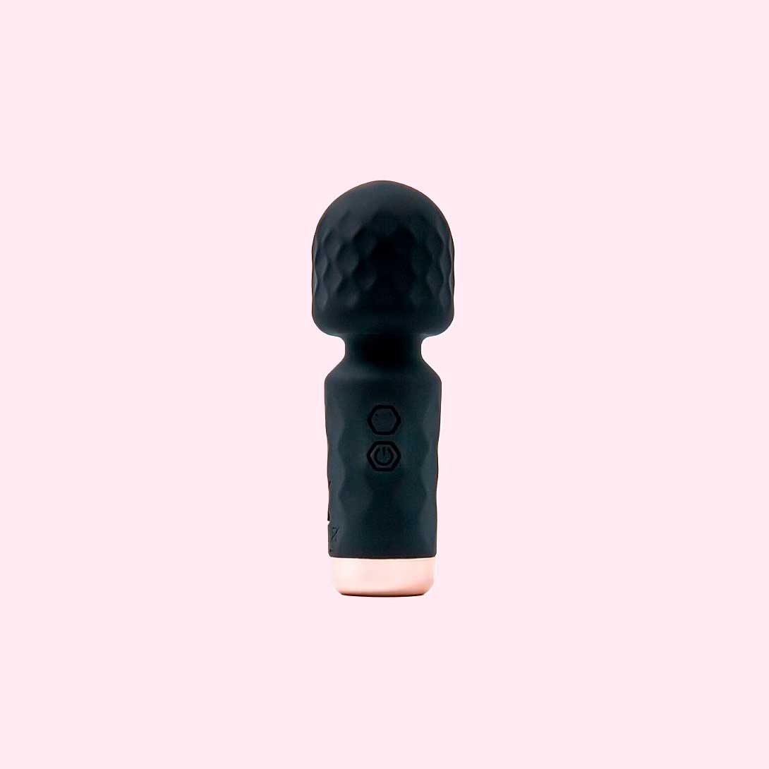 Mini Vibrador Massageador em Silicone com Texturas, 10 Modos de Vibração e Recarregável via USB - Hero | 11,5 x 3,9 cm | Disponível em 5 Cores - 4