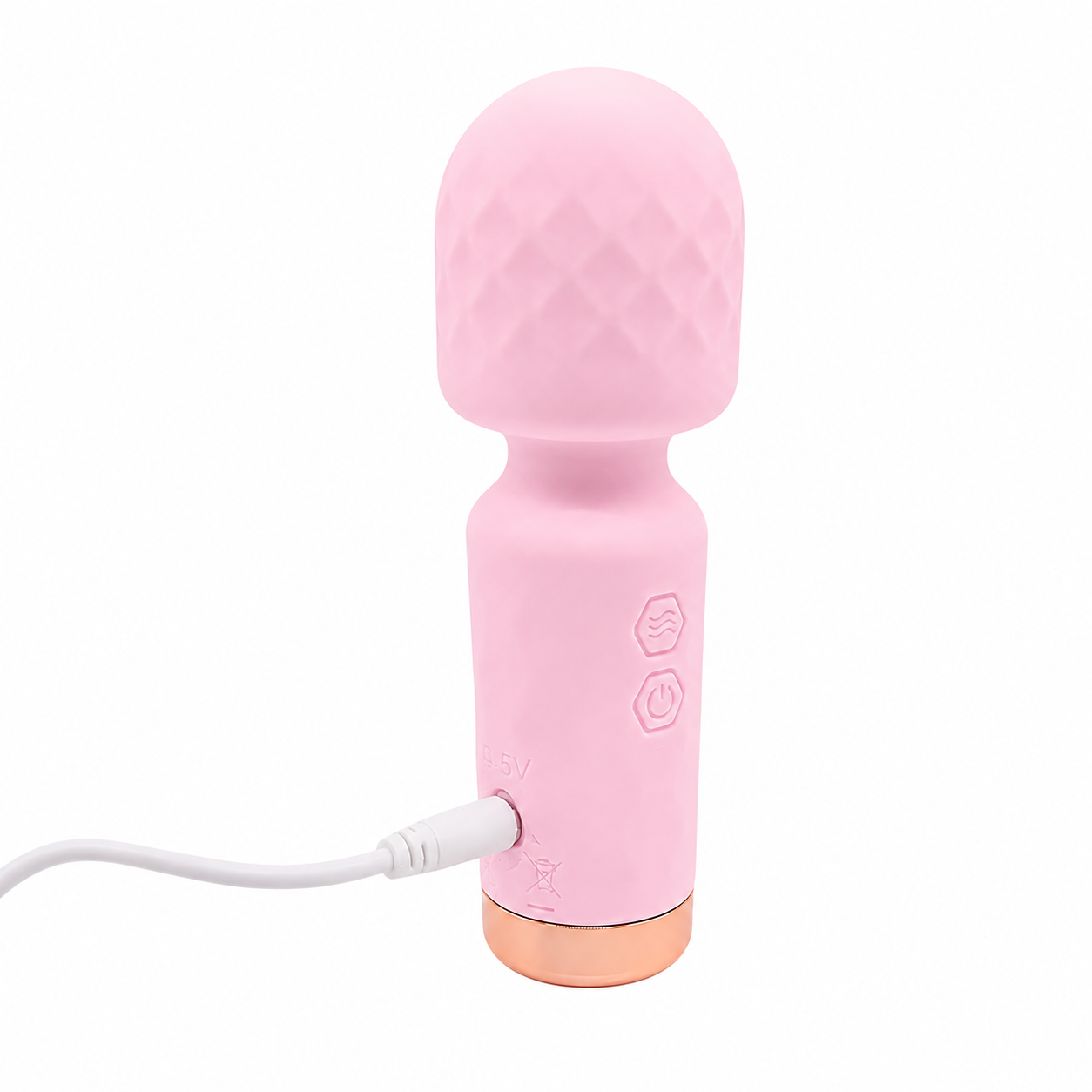 Mini Vibrador Massageador em Silicone com Texturas, 10 Modos de Vibração e Recarregável via USB - Hero | 11,5 x 3,9 cm | Disponível em 5 Cores - 6