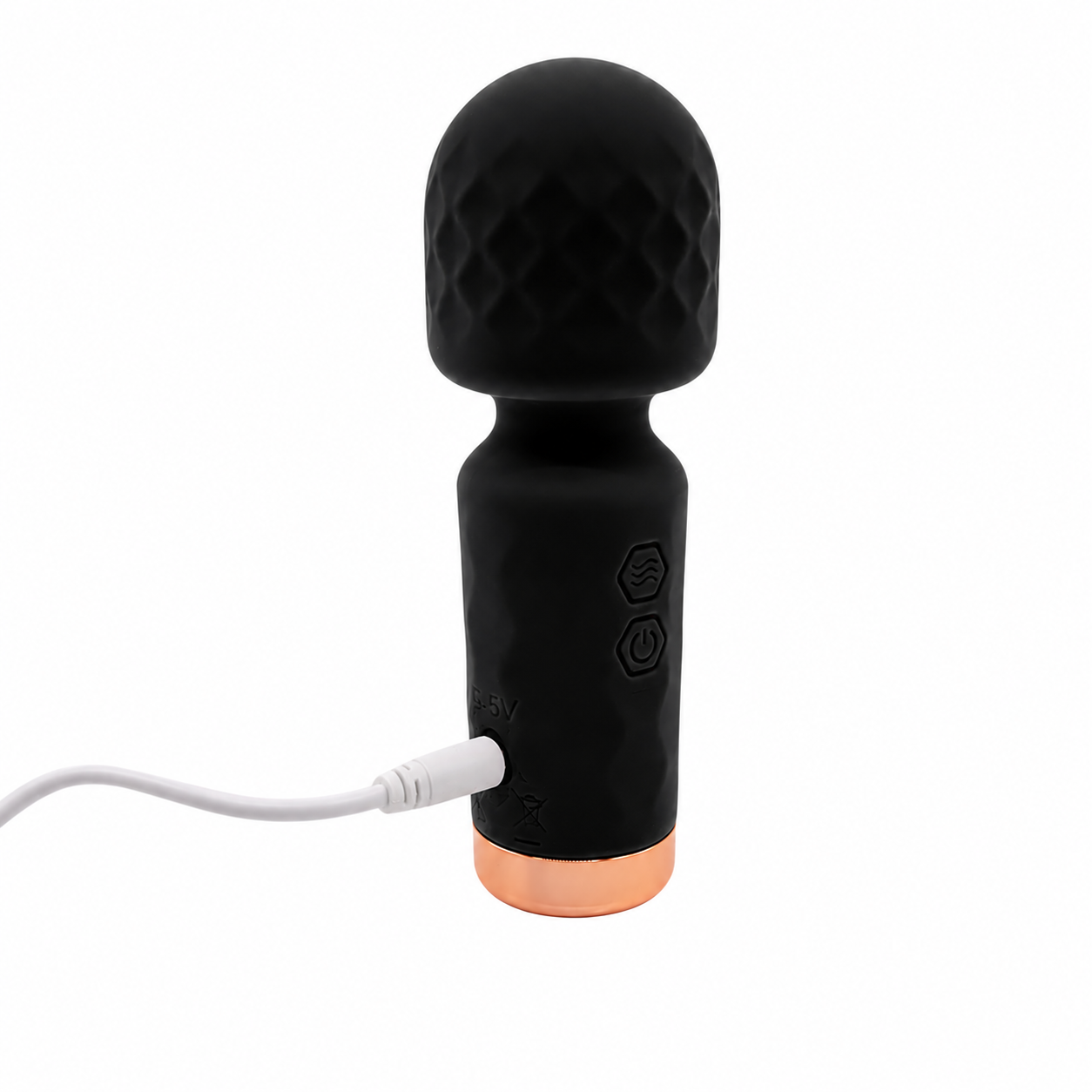 Mini Vibrador Massageador em Silicone com Texturas, 10 Modos de Vibração e Recarregável via USB - Hero | 11,5 x 3,9 cm | Disponível em 5 Cores - 9