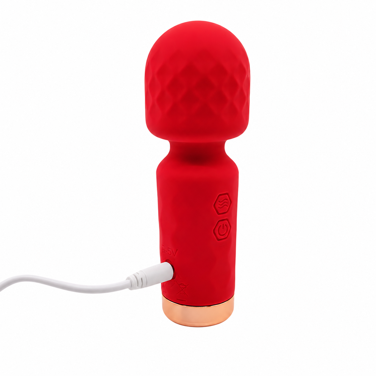 Mini Vibrador Massageador em Silicone com Texturas, 10 Modos de Vibração e Recarregável via USB - Hero | 11,5 x 3,9 cm | Disponível em 5 Cores - 15
