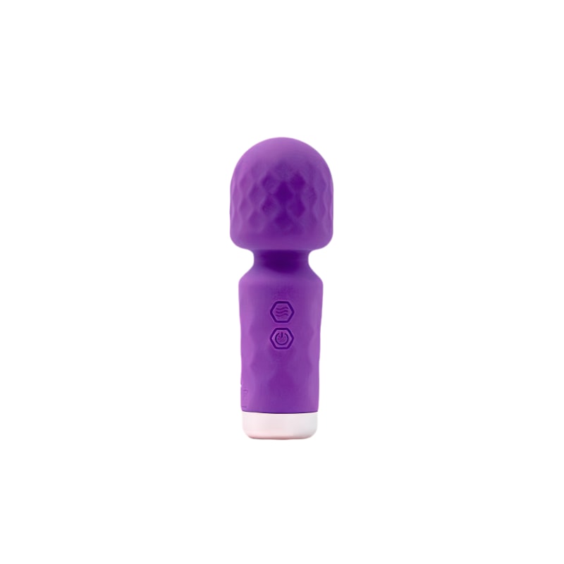 Mini Vibrador Massageador em Silicone com Texturas, 10 Modos de Vibração e Recarregável via USB - Hero | 11,5 x 3,9 cm | Disponível em 5 Cores - 11