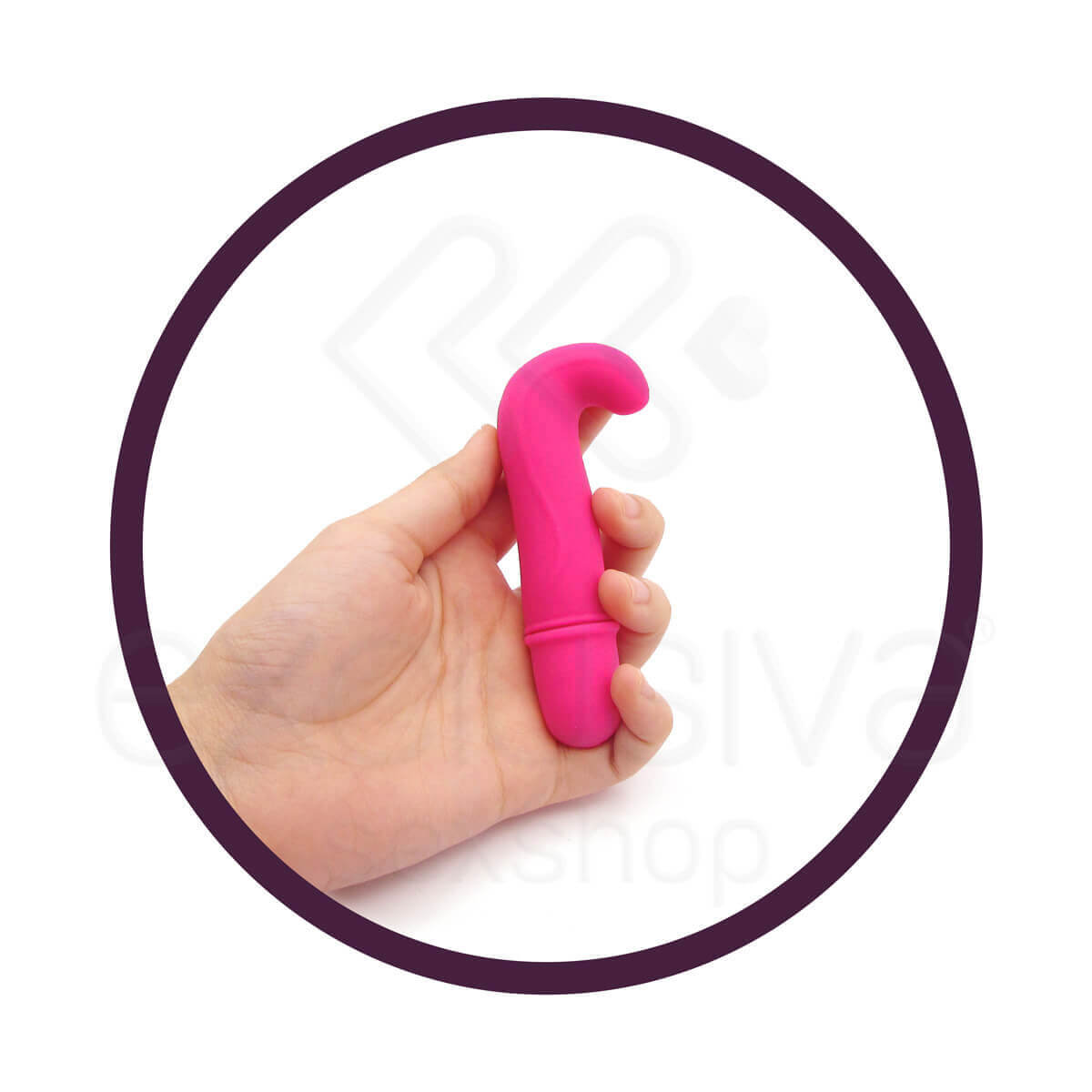 Mini Vibrador Ponto G em Soft Touch com 10 Modos de Vibração - Pretty Love Dana - 7 x 2 cm | Disponível em 2 Cores - 10