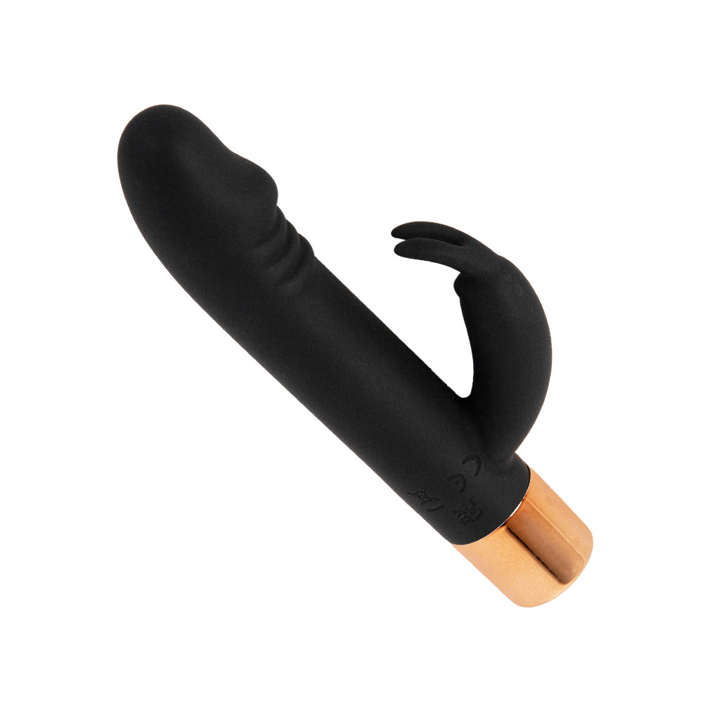 Mini Vibrador Rabbit Com Ponta em Formato de Glande, 7 Modos de Vibração e Recarregável - Aphrodisia Dick | 11,8 x 2,2 cm | Disponível em 2 Cores - 4