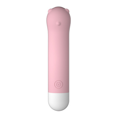 Foto 2 do produto Mini Vibrador Recarregável de Toque Suave, Carinha de Urso e 10 Modos de Vibrações - Lilo Bullet Series | Disponível em 2 Cores