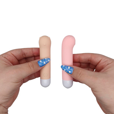Mini Vibrador Recarregável de Toque Suave, Carinha de Urso e 10 Modos de Vibrações - Lilo Bullet Series | Disponível em 2 Cores