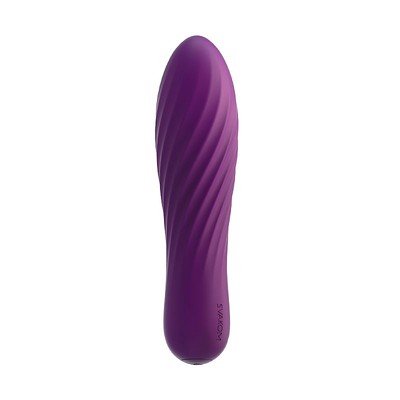 Foto 2 do produto Mini Vibrador em Silicone com 10 Modos de Vibração, Resistente à Água e Recarregável - Svakom Tulip | Disponível em 2 Cores