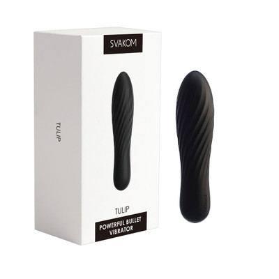 Foto 6 do produto Mini Vibrador em Silicone com 10 Modos de Vibração, Resistente à Água e Recarregável - Svakom Tulip | Disponível em 2 Cores