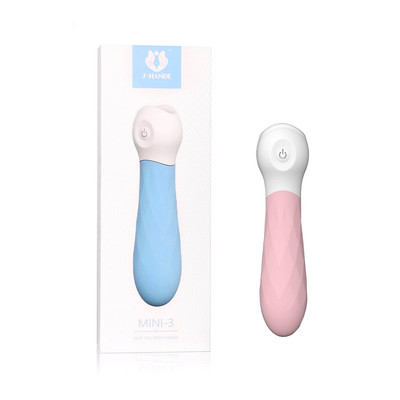 Foto 1 do produto Mini Vibrador em Silicone com 9 Modos de Vibração e Carregamento Via Cabo USB - S-Hande Mini 3 | 7,9 x 2,7 cm | Disponível em 2 Cores