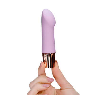 Mini Vibrador em Silicone com Ponta Chanfrada, 10 Modos de Vibrações e Cabo USB - We Love Finger Wand | 8,7 x 2,8 cm