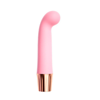Mini Vibrador em Silicone com Ponta Curvada, 10 Modos de Vibrações e Cabo USB - We Love Tease Wand | 11 x 3,6 cm