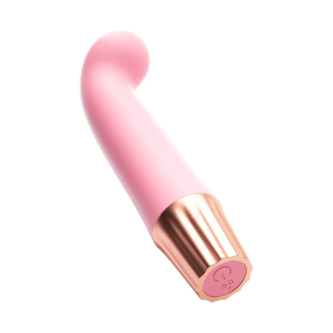 Mini Vibrador em Silicone com Ponta Curvada, 10 Modos de Vibrações e Cabo USB - We Love Tease Wand | 11 x 3,6 cm - 2