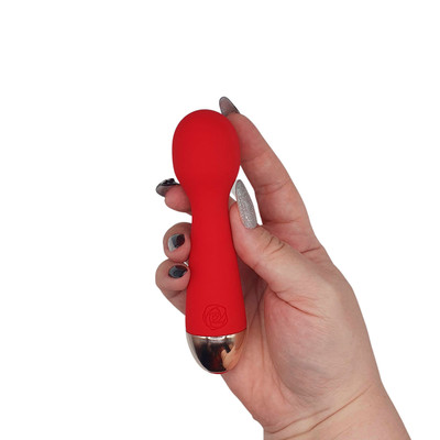 Foto 6 do produto Mini Vibrador Varinha Mágica Recarregável em Silicone Macio com 10 Modos de Vibração - Love Magic Miki | Disponível em 4 Cores