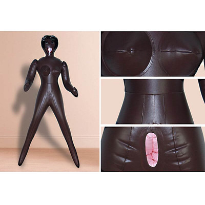 Foto 2 do produto Miss Dusty Diva - Mini Boneca Inflável Morena com 2 Orifícios Penetráveis - 66 cm