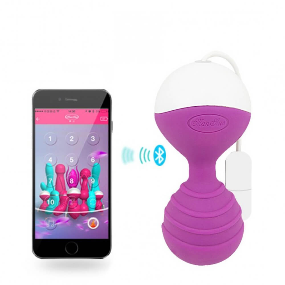 Cápsula Vibratória para Pompoarismo Recarregável com 10 Modos de Vibração e Controle Via App - MoNie | 8,1 x 3,7 cm | Disponível em 2 Cores - 3