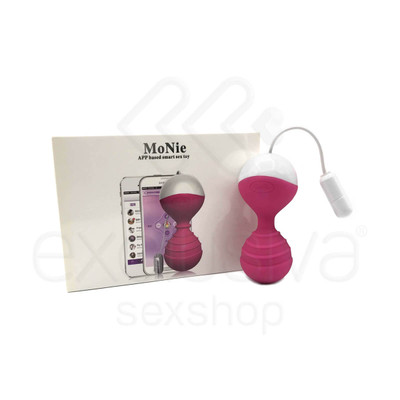Foto 1 do produto Cápsula Vibratória para Pompoarismo Recarregável com 10 Modos de Vibração e Controle Via App - MoNie | 8,1 x 3,7 cm | Disponível em 2 Cores