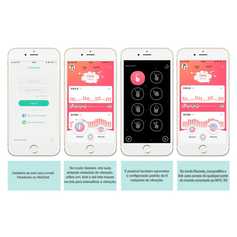 Cápsula Vibratória Recarregável com 8 Modos de Vibração e Controle via Aplicativo - Monster Pub Mr. Devil | 10 x 3,5 cm - 5