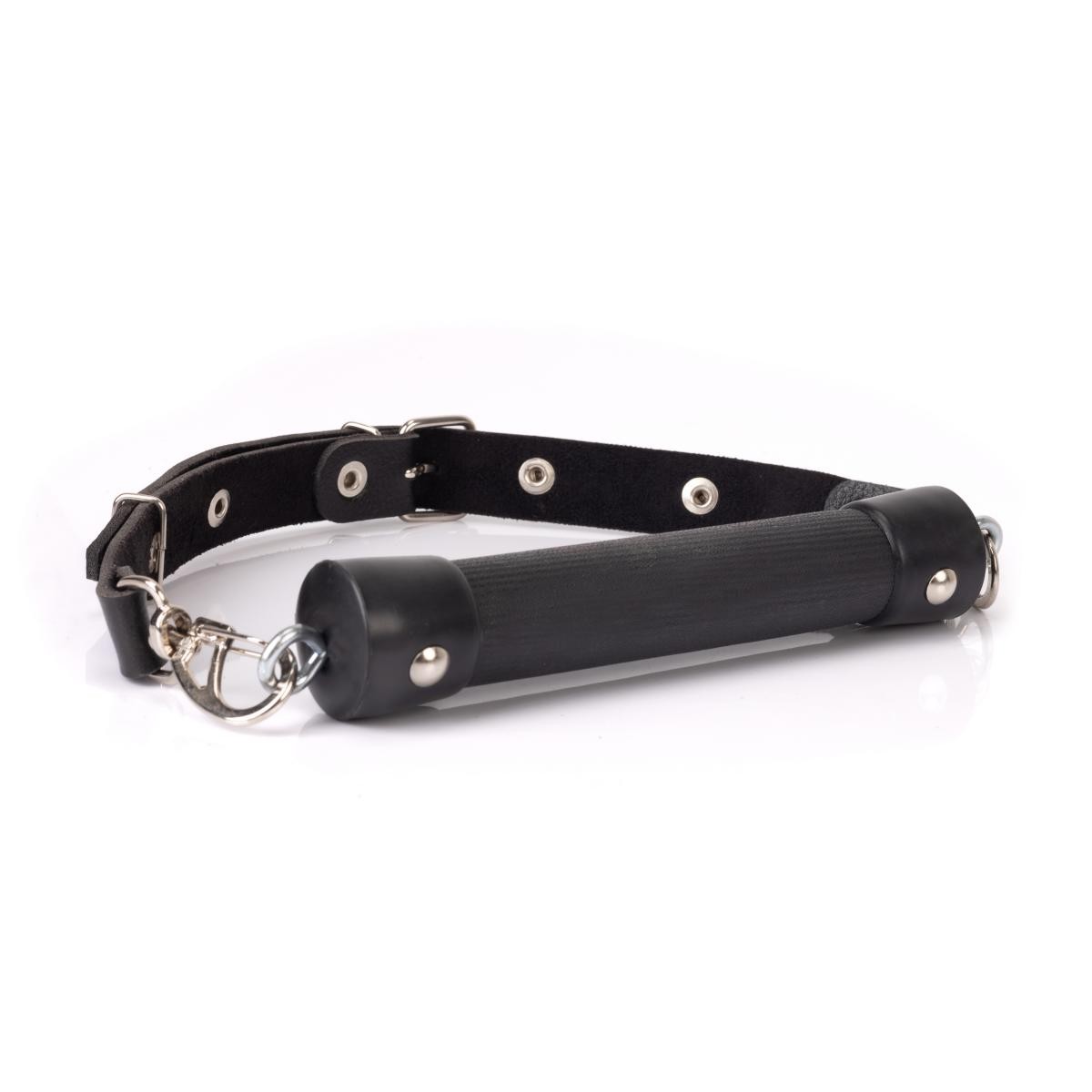 Mordaça Bastão com Rebites, Mosquetão e Fivelas Ajustáveis - New Star Couros - 2