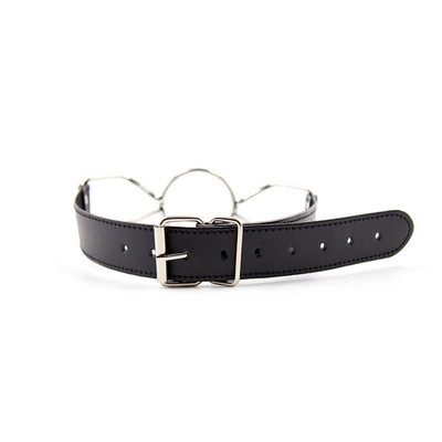 Foto 4 do produto Mordaça Sypedr Gag em Metal e Couro Sintético Ajustável - 3R Import