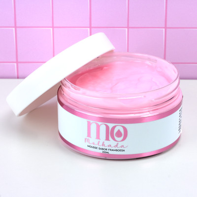 Foto 2 do produto Mousse Hidratante Íntimo e Corporal com Aroma de Framboesa - Pepper Blend Mo Molhada | 200ml