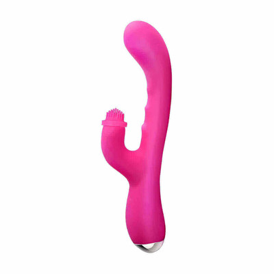 Foto 2 do produto Vibrador Estimulador de Clítoris Rotativo e Ponto G Recarregável com 7 Modos de Vibrações e Aquecimento - Nalone Idol | 22,5 x 3,5 cm